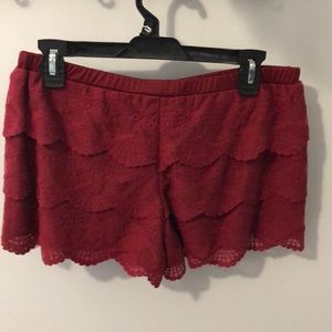 Rebellious One Shorts - Maroon Shorts Rebellious One Shorts - Maroon Shorts